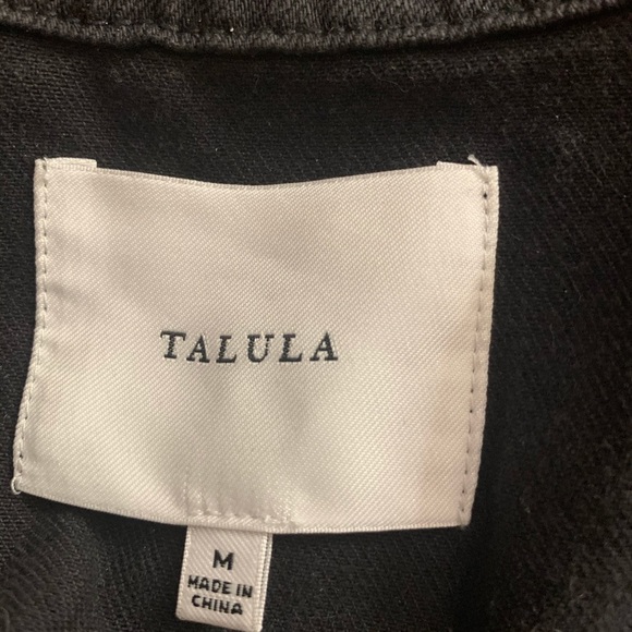 Aritzia Talula Black Cropped Edo Jean Jacket - Picture 11 of 11